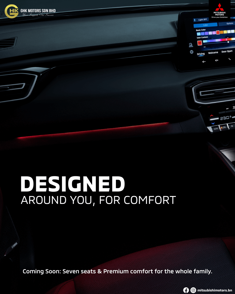 Mitsubishi Brunei | Built Around You. Made for the Whole Family