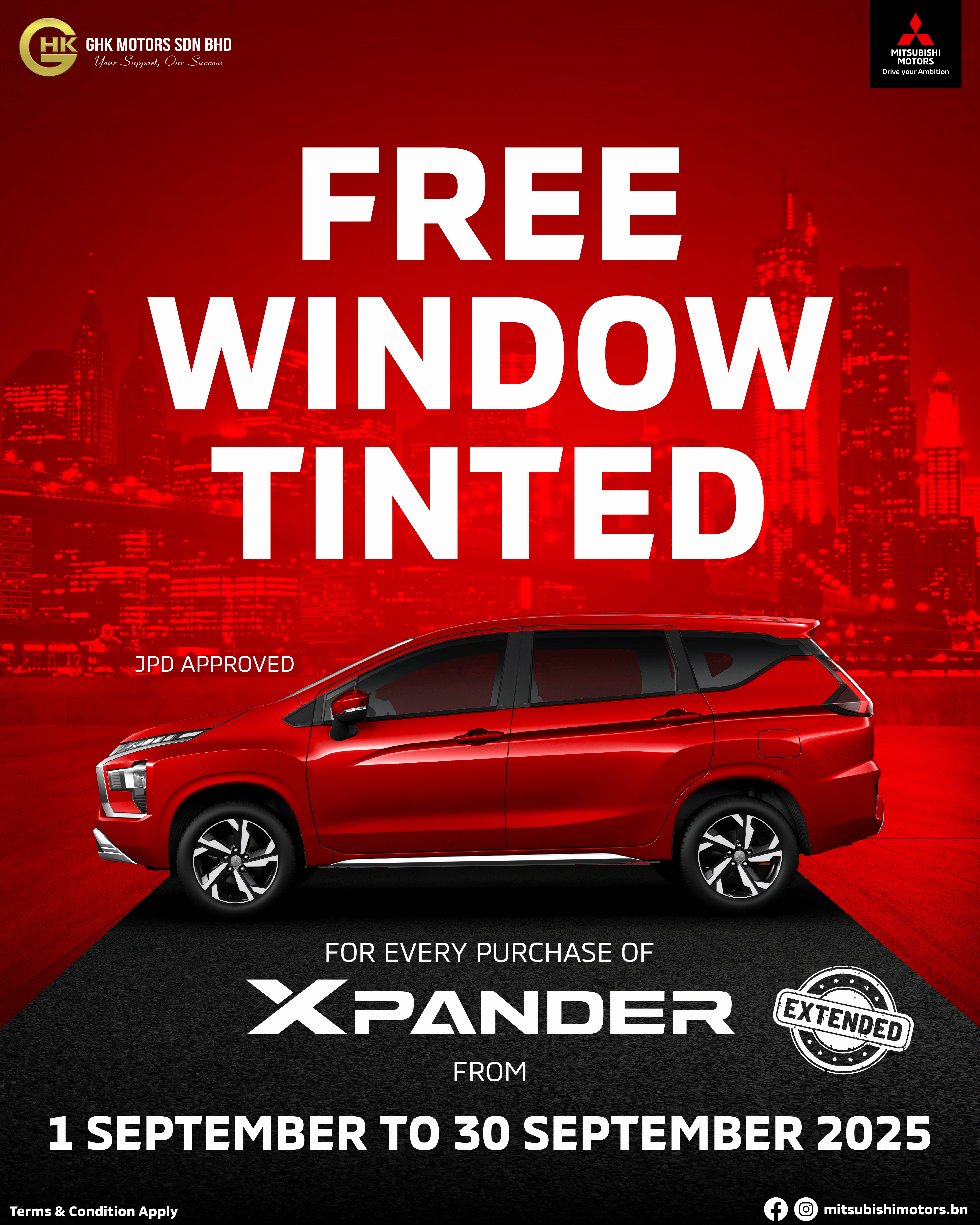 Mitsubishi Brunei | Xpander Promo Extended!
