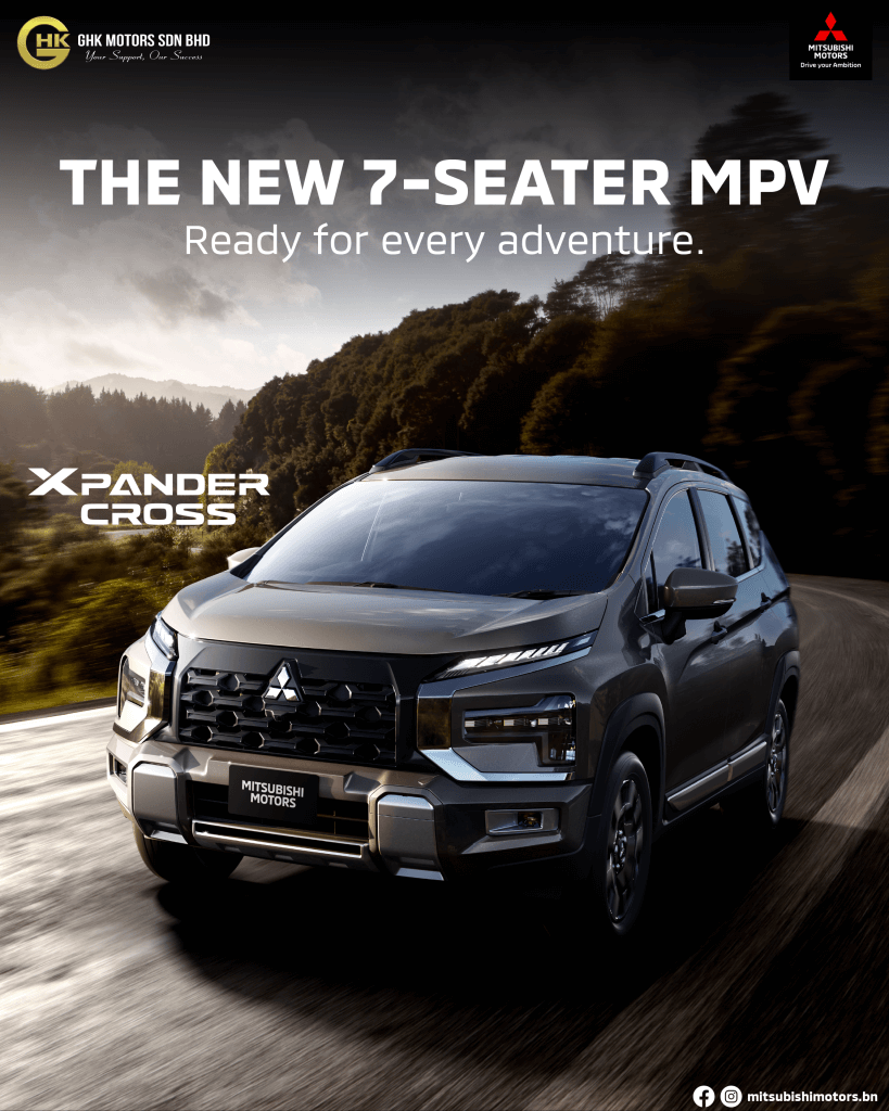 Mitsubishi Brunei | Introducing the New Mitsubishi Xpander Cross 2026 — where your confidence in adventure grows even stronger