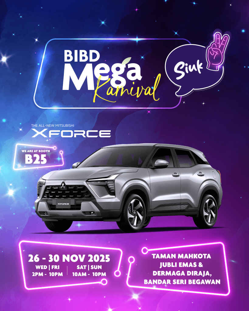 Mitsubishi Brunei | Visit the Mitsubishi XForce at the BIBD Mega Karnival Siuk!