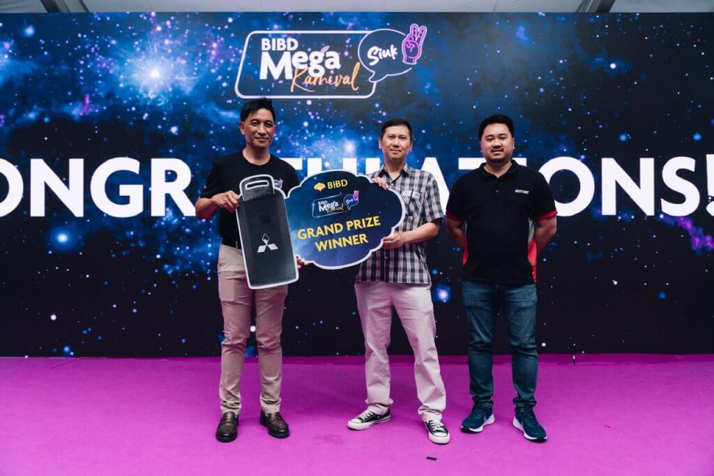 Mitsubishi Brunei | GHK Motors Honors Mitsubishi XForce Grand Prize Winner at BIBD Karnival Siuk