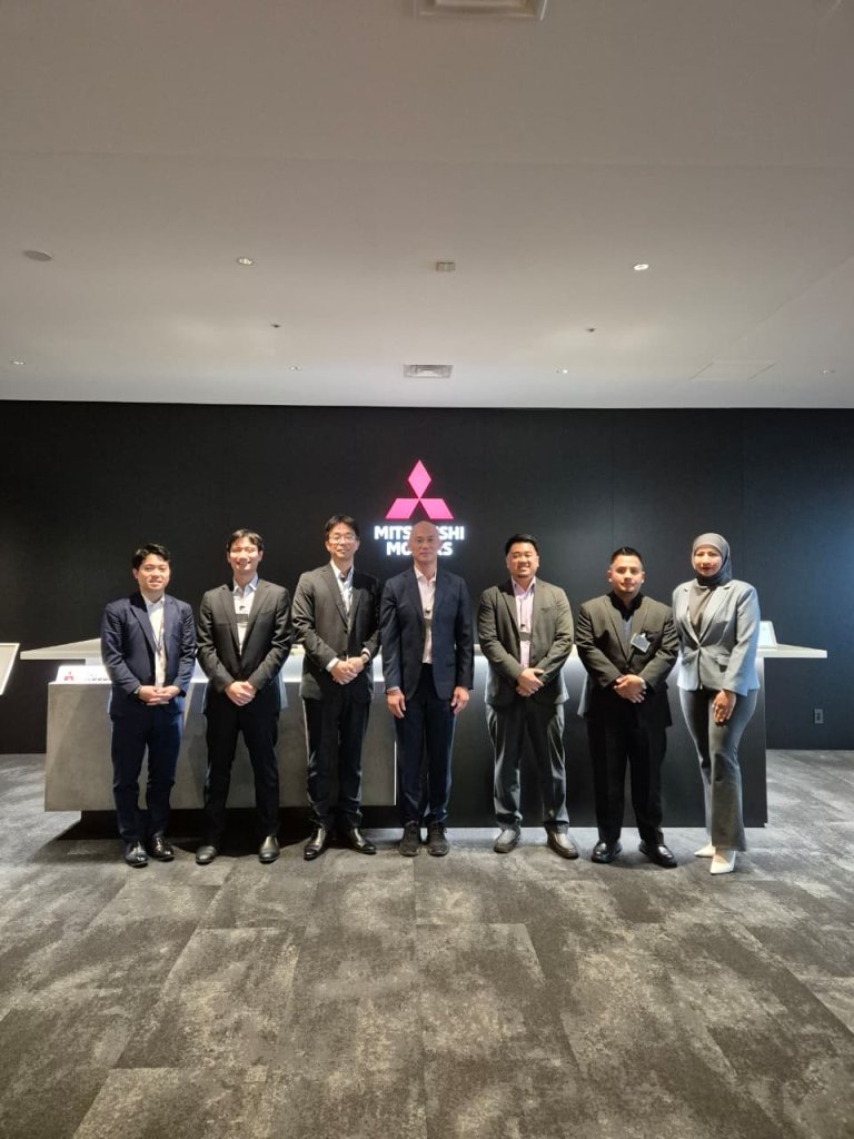 Mitsubishi Brunei | 04 September 2026, GHK Motors team at Mitsubishi Motors HQ in Tamachi, Tokyo, Japan.
