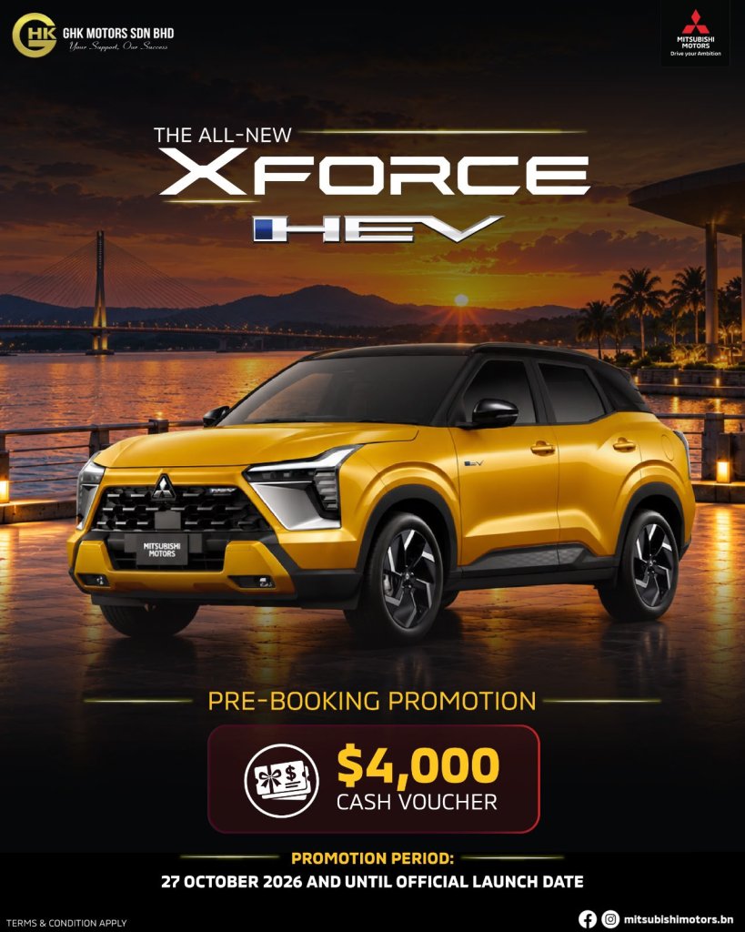 Mitsubishi Brunei | THE ALL-NEW MITSUBISHI XFORCE HEV IS COMING SOON!