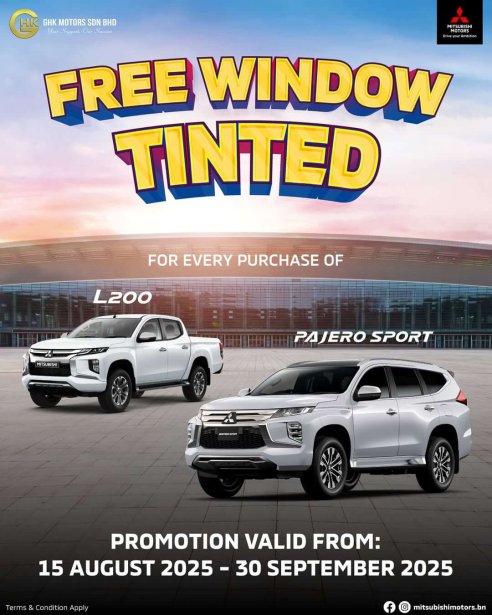 🌟 Your Next Adventure Just Got More Comfortable 🌟Every purchase of the Mitsubishi Pajero Sport
